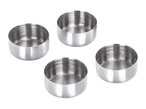 Produktbild: c|h|g CHG Teelichthalter 4er-Pack Silber