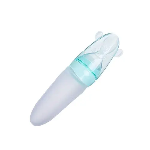 Produktbild: CHICAMPERA Reispaste Flaschen sitz babysitz babybeikost squeeze flasche Babynahrungsergänzung bowl Futterspender Kind babynahrungszubereiter Flaschen füttern Quetschflasche Green