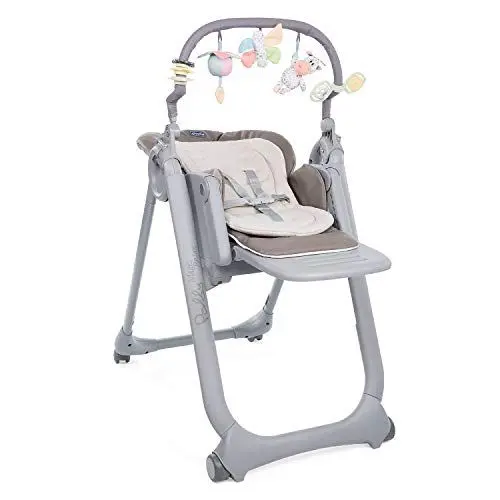 Produktbild: CHICCO HOCHSTUHL POLLY MAGIC RELAX - inkl. Sitzverkleinerer und Spielbogen, geeignet ab der Geburt, 4 Rollen, 8fach höhenverstellbar. Made in Italy. COCOA