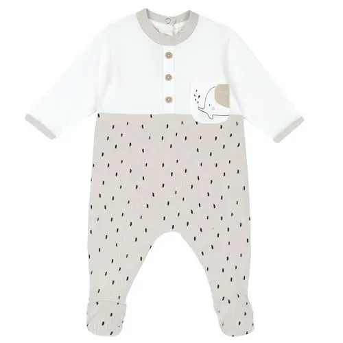 Produktbild: Chicco, Baby Strampler/Stramplerin, mit bequemer Knopfleiste, aus weicher Baumwolle, maschinenwaschbar, Babykleidung 0-24 Monate, Entworfen in Italien