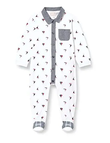 Produktbild: Chicco Baby - Jungen Jumpsuit mit Frontöffnung, Weiß (424), 6 Monate