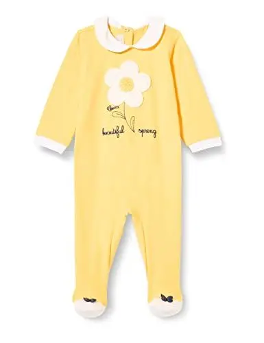 Produktbild: Chicco Baby - Mädchen Jumpsuit mit Klappenöffnung und Knöpfen, Gelb (449), 9 Monate