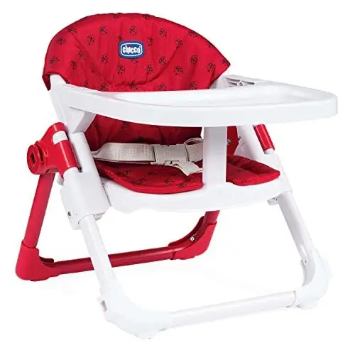 Produktbild: Chicco Chairy Baby Sitzerhöhung 6 Monate bis 3 Jahre (15 kg), Kinderhochstuhl, Verstellbar, Mitwachsender Baby Hochstuhl, Kompakt zu schließen und Abnehmbare Tischplatte
