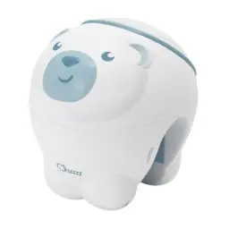 Produktbild: Chicco First Dreams Eisbär Projektor, 2in1 Wiege und Bett Projektor, Kinder Nachtlicht, Aurora Borealis Projektion, entspannende Klassische Musik und Naturgeräusche, Baby-Spielzeug, 0 Monate +, blau