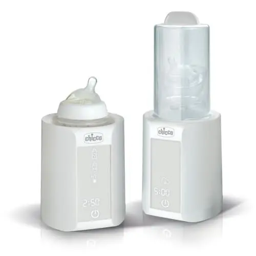 Produktbild: Chicco Babykostwärmer und Flaschenwärmer 2in1, Timer und Auftaufunktion, Sterilisationsfunktion, auch für Fläschchen und Gläschen, Multifunktion, weiß