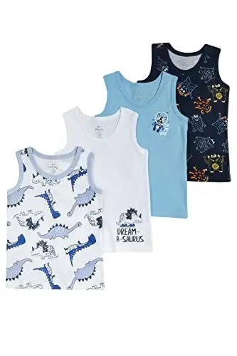 Produktbild: Chicco Unterhemd Set aus Baumwolle, Unterwäsche Jungen, Weiß, 6 jahre (pack of 4)