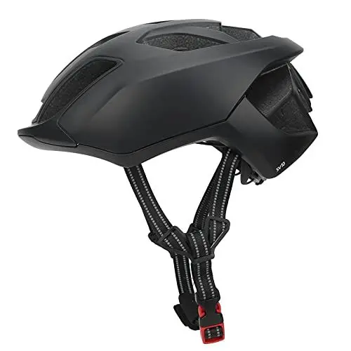Produktbild: CHICIRIS Fahrradhelm mit Fahrradrücklicht, GUB SV10 Fahrradhelm Safety Riding Ultraleicht Fahrrad Integrierte Helme Fahrradausrüstung(schwarz) sporthelmet schwarz