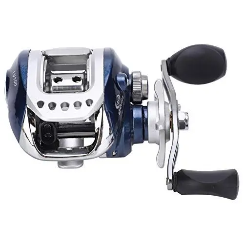 Produktbild: CHICIRIS Gießrolle, LV100 Metallgussrolle 6,3: 1 Geschwindigkeitsverhältnis 10 + 1BB Magnetkraftbrems-Angelrad(Linke Hand) fishingreel Linke Hand