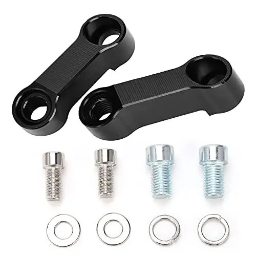 Produktbild: CHICIRIS Motorrad Spiegelverlängerungen 10mm 8mm Motorrad Rückspiegel Adapter Kit Riser Mount Extender