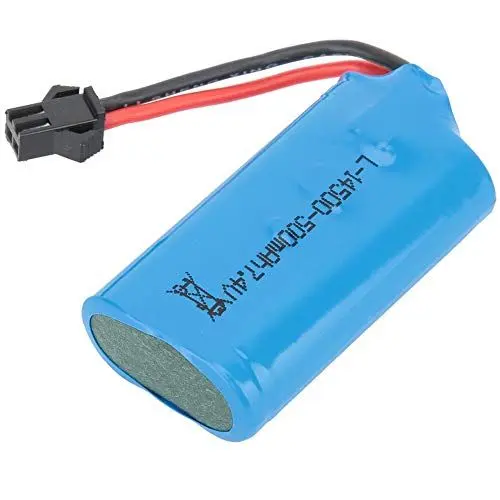 Produktbild: RC Upgrade Batterie, 7,4 V 500 MAh RC Auto Zubehör Upgrade Batterie Passend für FY004 6WD 1/16 RC Car Truck(Blue)