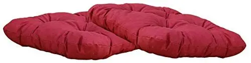 Produktbild: Chicreat Set mit 2 Sitzkissen 50 x 50 x 8 cm, Rot