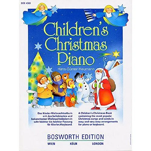 Produktbild: Children's Christmas Piano: Sammelband für Klavier: Das Kinder-Weihnachtsalbum mit den beliebtesten und bekanntesten Weihnachtsliedern in sehr leichter bis leichter Fassung für Klavier / Keyboard