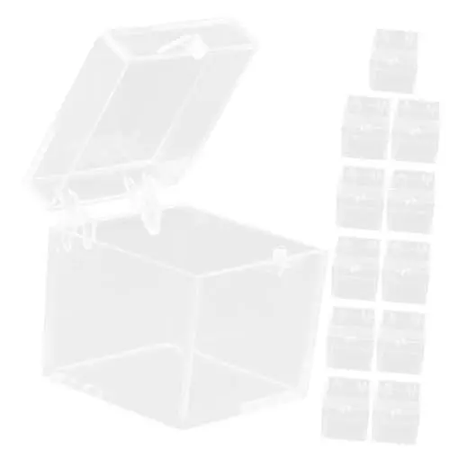 Produktbild: CHILDWEET 12stücke Transparente Mineralien Lagerung Box Mit Probenbox Für Mineralien Sammlung Und Schmuck Aufbewahrung Transparente Vitrine