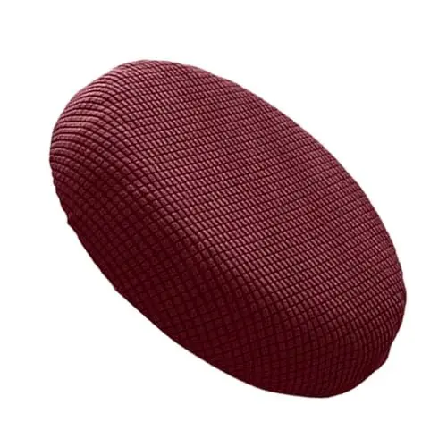 Produktbild: CHILDWEET 1 X Runder Hockerbezug Für Zuhause Elastischer Fleece-sitzbezug Möbelschutz Und Winddicht Für Den Außenbereich