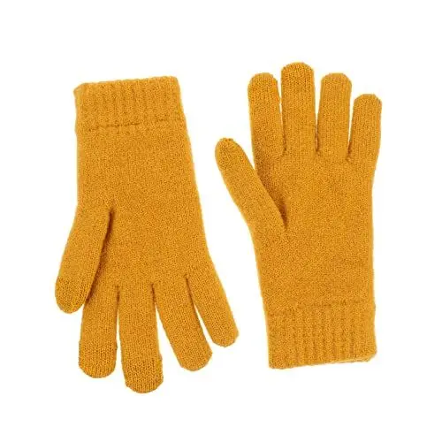Produktbild: CHILDWEET Warme Herrenhandschuhe Strickhandschuhe Touchscreen-handschuhe Handschuhe Für Kaltes Wetter Gelb Einheitsgröße