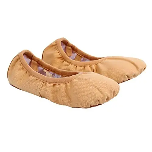 Produktbild: CHILDWEET 1 Paar Keine Tanzschuhe Mit Kordelzug Faltbare Ballettschuhe Sohle Stretch-slipper Ballettschuhe Aus Segeltuch Tanzschuhe Mit Harter Spitze Reisen Spitzenschuhe Erwachsener