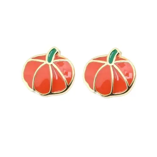 Produktbild: CHILDWEET 1paar Pumpkin Ohrstecker Für Lustige Halloween Ohrringe Kostümaccessoires Für Partys Und Feierlichkeiten Stilvolles Und Niedliches Design Für Altersgruppen Geeignet