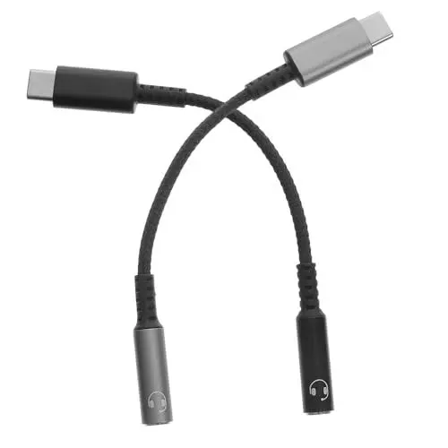 Produktbild: CHILDWEET Kopfhörer Adapter USB c Type c Auf Audio Adapter Headset Konverter Für Smartphone Und Tablet Und Hochwertiger Klinkenstecker Audio Adapter Klinke-Adapter