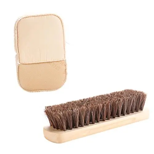 Produktbild: CHILDWEET 2st Lederpflegeset Taschen Schmierbürste Applikatoren Für Schuhcreme Leder Reinigungswerkzeuge Werkzeuge Zur Pflege Von Ledersofas Lederreinigungsset Massivholz Wagen Hölzern