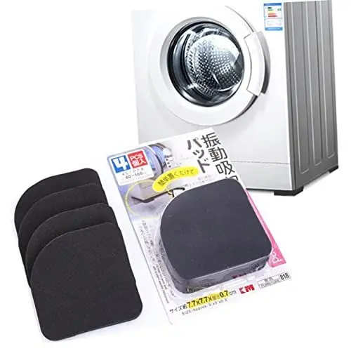 Produktbild: CHILDWEET Haushaltsgeräte Pad-set 4-teilig Eva Shock Pad für Waschmaschine Möbel Schwarz