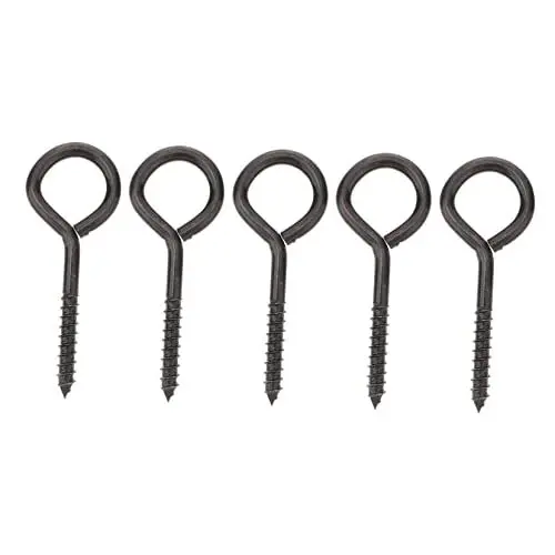 Produktbild: CHILDWEET 5St Augenhaken edelstahlhaken Schraubhaken hanger hook Augenschrauben Haken zum Aufhängen für schwere Lasten steckbolzen Balanceapparat Ösenschraubenhaken für Holz Ringschraube