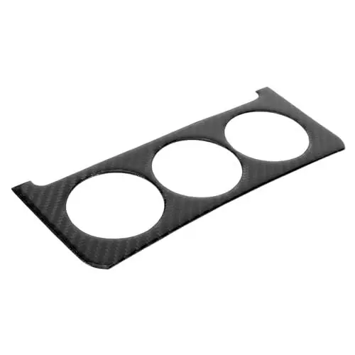 Produktbild: CHILDWEET Aufkleber Für Instrumentenknopf Armaturenbrettschutz Der Konsole Armaturenbrettabdeckungen Für Konsolen Auto-zentralsteuerungsaufkleber Plattenabdeckung Black Kohlefaser