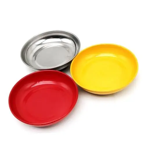 Produktbild: CHILDWEET Auto-magnetschale Mit Schraubenaufbewahrung Magnetische Schraubenbox Aus Für Autoreparaturen Werkzeugzubehör Mit Gummi-magnet