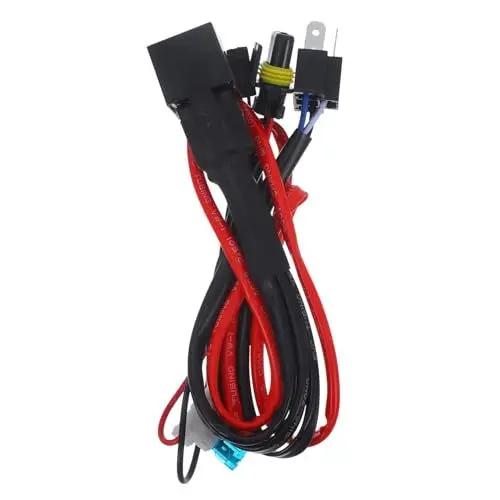 Produktbild: CHILDWEET Steckdosen Kabelbaum Scheinwerfer Anschlusskabel Scheinwerferkabel H4 Stecker Konvertierungskabel Kabelbaum Für Nebelscheinwerfer H4 Stecker Konvertierungskabel Scheinwerfer