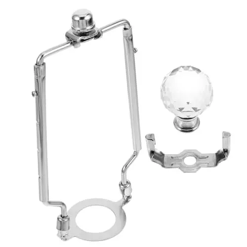 Produktbild: CHILDWEET Verstellbarer Lampenschirm Harfenhalter Für Individuelle Beleuchtung Robuster Lampenrahmen Aus Ideal Für DIY Projekte Und Lampenreparaturen
