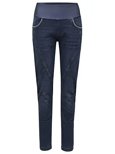 Produktbild: Chillaz W Fuji 2.0 Pant Blau - Robuste elastische Damen Kletterhose, Größe 38 - Farbe Denim Dark Blue