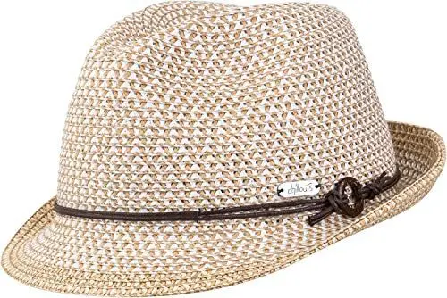 Produktbild: CHILLOUTS Rimini Hat - Damen Sonnenhut, Sommer Strohhut, Trilby, Leichter Sonnenschutz Hut, Schicker Strandhut, Adjustable, XS/S-M, weiß