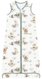 Produktbild: Chilsuessy Baby Ganzjahres Schlafsack, 2.5 Tog Schlafsack für Kleinkinder, Ärmellos Winter Babyschlafsack mit einstellbarer Länge, Natur Baumwolle, Geburtstag Party, 130cm/Baby Höhe 120-140cm