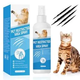 Produktbild: chimoo Katzenabwehrspray,200ml Katzen Fernhaltespray für Innen Fernhaltemittel für Katzen Beruhigungsmittel für Katzen Anti Kratz Spray Katzen für Pflanzen,Böden,Möbel,Schützt Ihr Zuhause