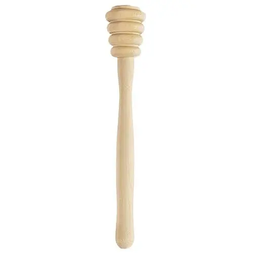 Produktbild: Chinchilla® Honigheber | Robuste Holz-Küchenhilfe in Braun | Sauberes Dosieren von Honig & Sirup | Utensil für den Haushalt und die Küche | 15 cm | Made in Germany