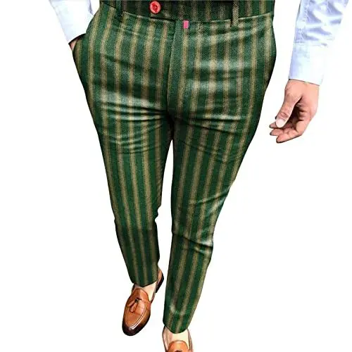 Produktbild: Chino Hose Herren mit Kordelzug Stretch Anzughose männer blau Chino Hose männer schwarz Slim fit Men Hosen elegant,Sommer-Winter Wollhose Herren Anzug Schlafanzughose Herren mit Bund