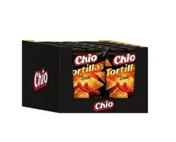 Produktbild: Chio Tortillas Hot Chili 110g, 12er Pack (12 x 110 g)