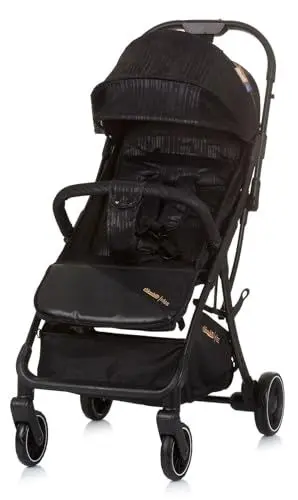 Produktbild: Chipolino Kinderwagen, Buggy Kiss klappbar Getränkehalter verstellbar bis 22 kg, Farbe:schwarz
