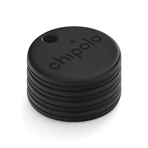 Produktbild: Chipolo ONE Spot - 4er Pack - Schlüsselfinder, Bluetooth Tracker - Funktioniert mit der Apple Wo ist? App (nur für iOS) Beinahe Schwarz