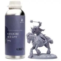 Produktbild: Chitu Systems Conjure Sculpt Resin, 3D-Drucker-Harz mit hoher Detailgenauigkeit, bestes Harz für Miniaturen und LCD-3D-Drucker (Grau, 1000 g)
