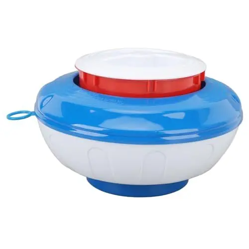 Produktbild: Chlortablette Floater, Pool-Tablet-Spender Floater, 8 Zoll Einziehbar Schwimmender Tablettenspender, Chloriner & Bromhalter mit -up-Indikator für Schwimmbad