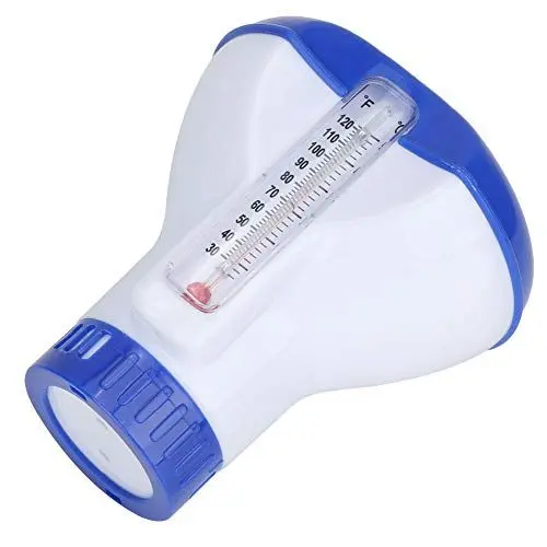 Produktbild: Chlor-Tablettenspender mit Thermometer, Geeignet für 1,5-Zoll-Tabletten für in den Eingelassene Pools, und Spas