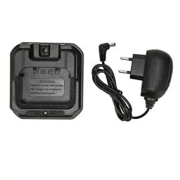 Produktbild: CHR 9700 Radio-Ladegerät, Radio-Akku-Ladestation mit Netzteil-Adapter für BF 9700 BF A58 UV 5S UV 9R UV 9R Plus BF R760 GT 3WP (EU-Stecker)