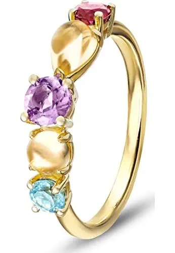 Produktbild: CHRIST Damen-Damenring 375er Gelbgold 1 Citrin 54, Gelbgold 88298969