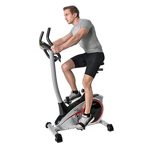 Produktbild: Christopeit Sport Fahrrad-Heimtrainer AL 2 Silber - 24-Stufig, bis 150kg Gewicht, 9kg Magnet-Bremssystem, LCD-Display