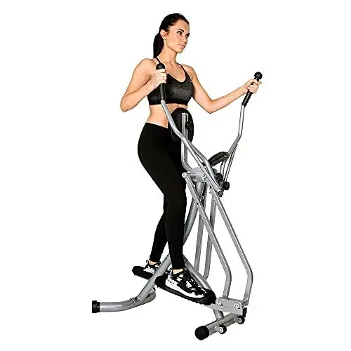 Produktbild: Christopeit Sport Walker Silber – klappbarer Ellipsentrainer – Crosstrainer bis 100kg Gewicht - Stepper mit LCD-Display