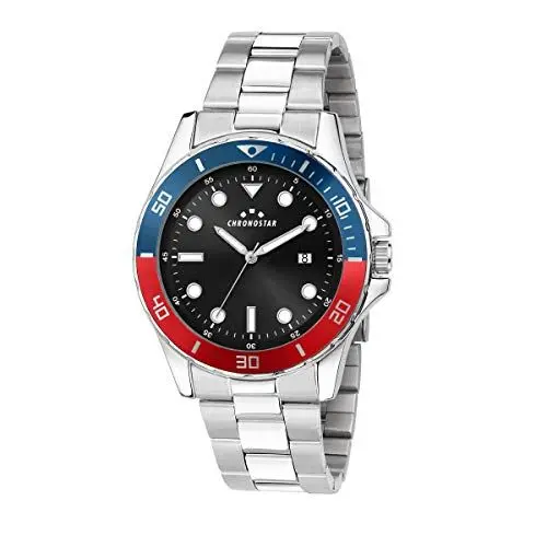 Produktbild: Chronostar Herrenuhr, Captain Kollektion, aus Edelstahl, Liga - R3753291002