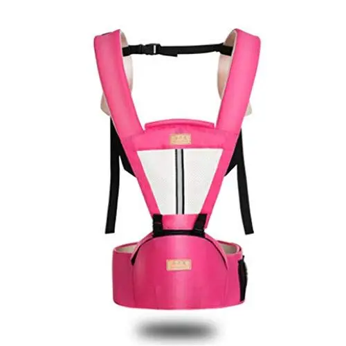 Produktbild: CHRONSTYLE Babytrage Bauchtrage für Neugeborene 6 in 1 Ergonomische Babytrage für alle Jahreszeiten Neugeborene Verstellbar und Atmungsaktiv, 0-36 Monate,2-36 Monate (rosa, Einheitsgröße)
