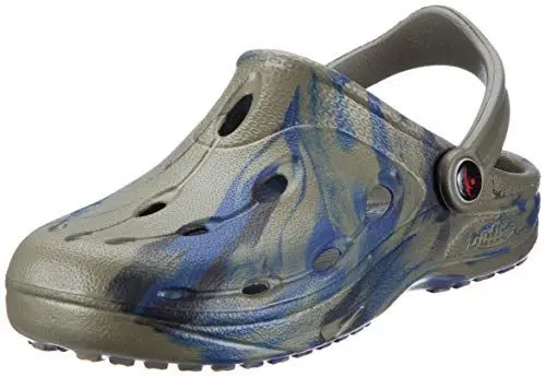 Produktbild: chung shi Unisex Dux Clogs, Khaki/Navy/Schwarz, 43 EU (XL)