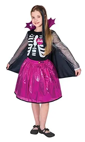 Produktbild: Ciao- Barbie Skeletrina SweetHeart Halloween Special Edition costume dress disguise official girl (Size 4-5 years), Pink, Black
