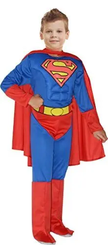 Produktbild: Ciao- Superman costume disguise boy official DC Comics (Size 10-12 years) with padded muscles